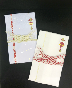 Advanced J String Works Handmade Gift Money Envelope 水引細工応用編ー手作りのご祝儀袋 とんぼ玉 モダン伝統工芸品 Komorebi